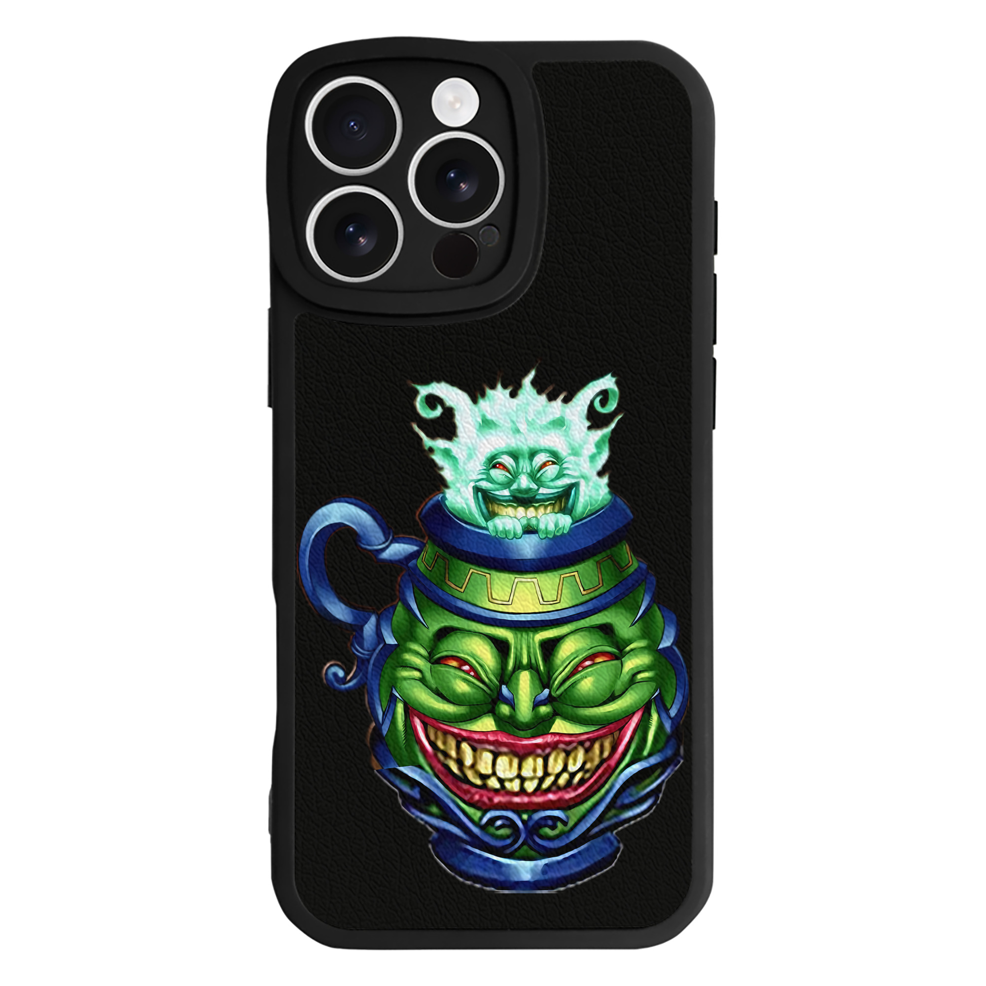 （画像用） 遊☆戯☆王 Yu-Gi-Oh! 【iPhone 16シリーズ対応】シリコンスマホケース（レザー調） 材質：シリコン